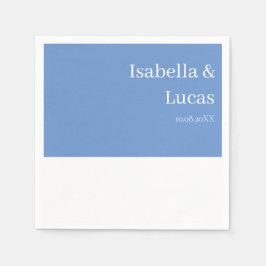 Cornflower Blue Wedding Servet