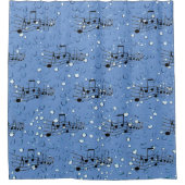 Cornflower Blue - Zingen in de showwer Musical Douchegordijn (Voorkant)