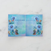 Cornflower Blues in Waterverf Couple Shower (Binnen)