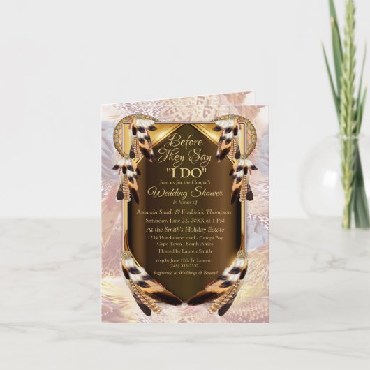 Cornflower Blues in Waterverf Couple Shower (Voorkant)