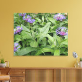 Cornflower Canvas afdrukken (Insitu (Woonkamer))