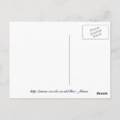 Cornflower power! briefkaart (Achterkant)