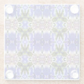 CORNFLOWER-STROMEN GLAZEN ONDERZETTER (Achterkant)