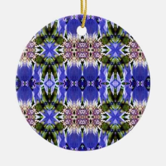 CORNFLOWERS KERAMISCH ORNAMENT (Voorkant)