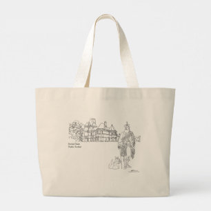 Cornhill Kasteel, Highlander, Scottie Hond Tasje Grote Tote Bag