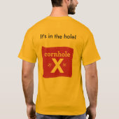 Cornhole Bag Mannen Pocket T T-shirt (Achterkant)