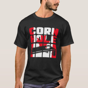 Cornhole Canada vlag Canadees esdoornblad T-shirt