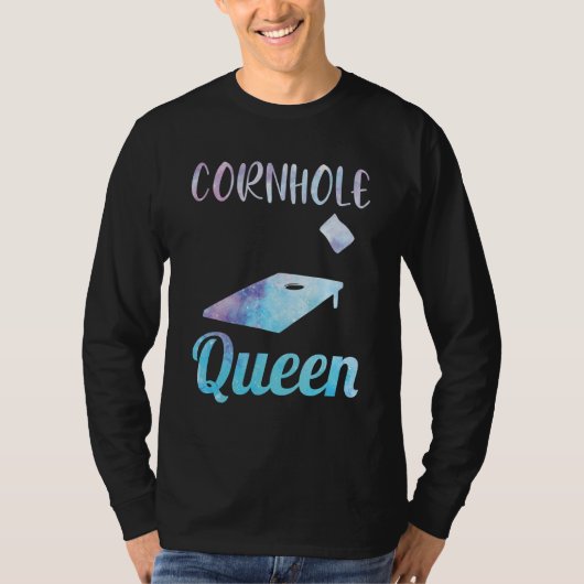 Cornhole Corn Hole Cornhole Queen T-shirt (Voorkant)
