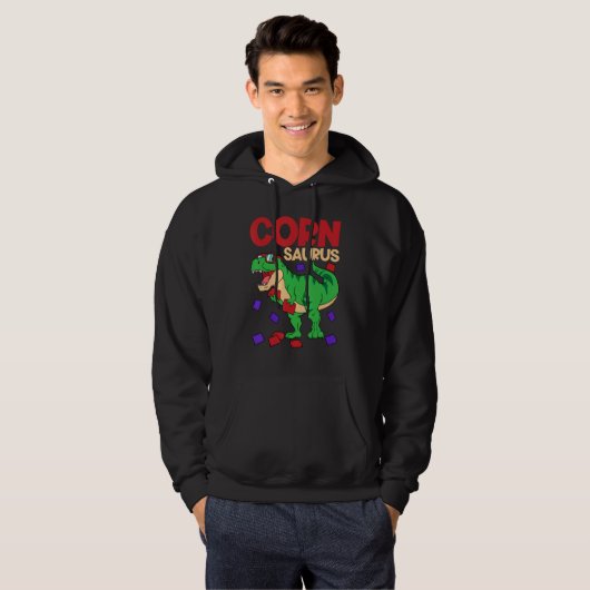 Cornhole Corn Hole Cornsaurus Hoodie (Voorkant volledig)