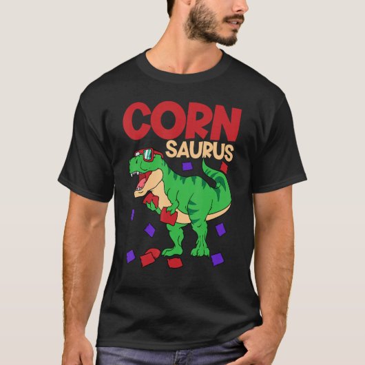 Cornhole Corn Hole Cornsaurus T-shirt (Voorkant)