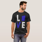 Cornhole Corn Hole LOVE T-shirt (Voorkant volledig)