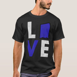 Cornhole Corn Hole LOVE T-shirt