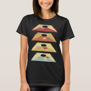 Cornhole Kampioen Corn Hole Kamp Cornhole Vader Co T-shirt