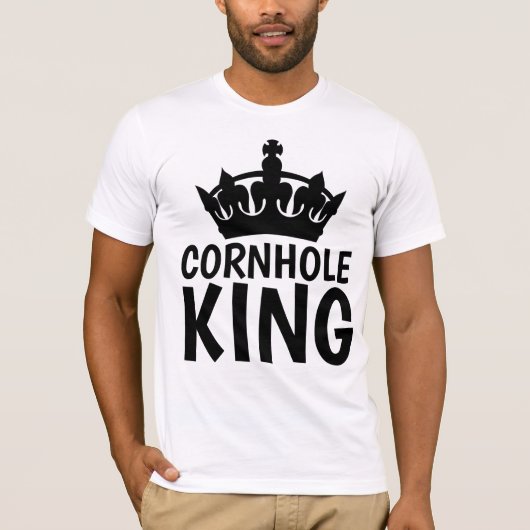 CORNHOLE KING T-shirts (Voorkant)