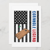 Cornhole Legend USA Kaart (Voorkant / Achterkant)