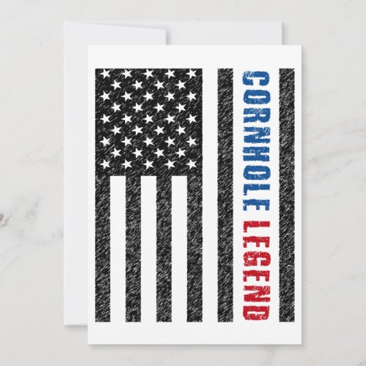 Cornhole Legend USA Kaart (Voorkant)