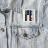 Cornhole Legend USA Vierkante Button 5,1 Cm (In situ)