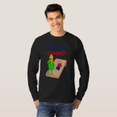 Cornhole Pun Let's Get Corny T-shirt (Voorkant volledig)