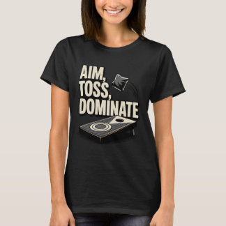 Cornhole Speler Achtertuin Werpspel Cornhole T-shirt