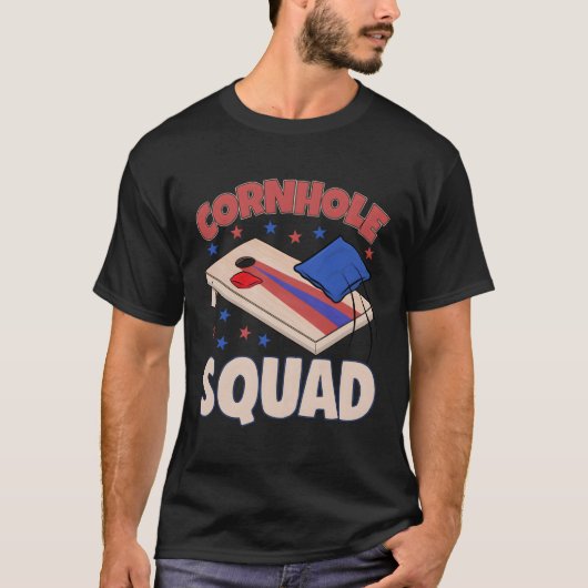 Cornhole Squad Corn Hole Gammer Love T-shirt (Voorkant)