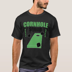 Cornhole Squad Ironic Quote Sack Tossing T-shirt