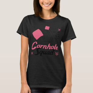 Cornhole Squad Ironisch Gezegde Sack Tossing T-shirt