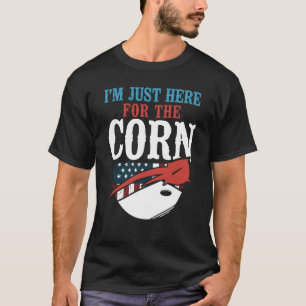 Cornhole Team Bean Bag Player Champ American Flag T-shirt