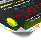 Cornhole Tournament Fundraiser sjabloon Poster (Hoek)