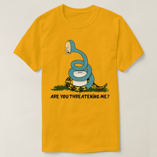 Cornholio bedreigt me Beavis Tepee T-shirt (Design voorkant)