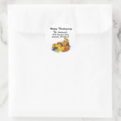 Cornicopie - Étiquettes de adresse Bons thanksgivi (Sac)