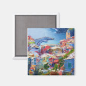 Corniglia Cinque Terre Italia Magneet (Voorkant / Achterkant)