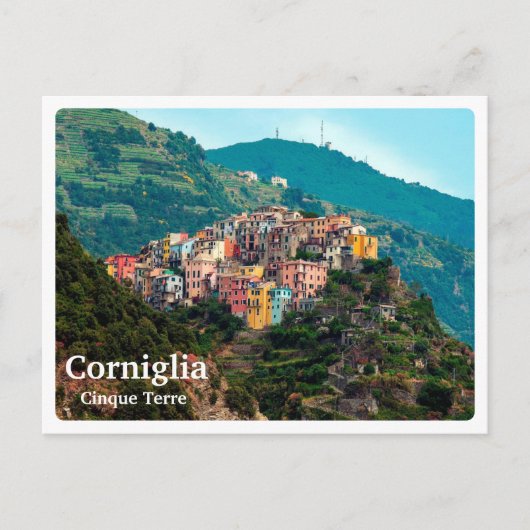 CORNIGLIA - Cinque Terre - Liguria - panorama - Briefkaart (Voorkant)