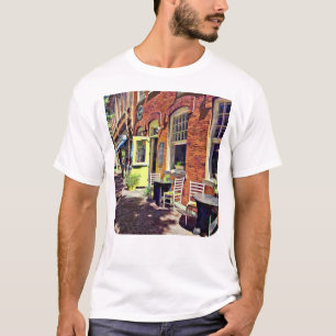 Corning NY - Restaurant met Open Deur T-shirt