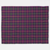 Cornisch Familie Tartan - Curnow Fleece Deken (Voorkant (Horizontaal))