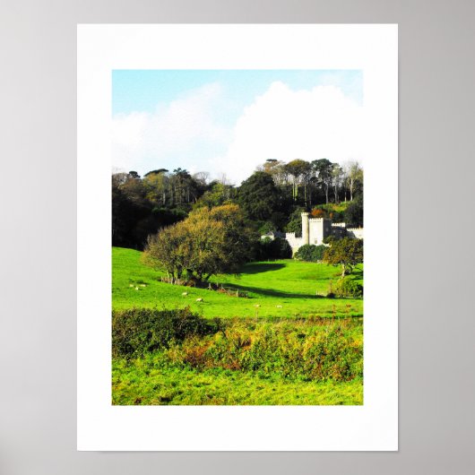 Cornisch landschap poster (Voorkant)