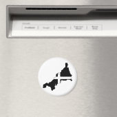 Cornisch Vlag Magneet (Insitu (Vaatwasser))