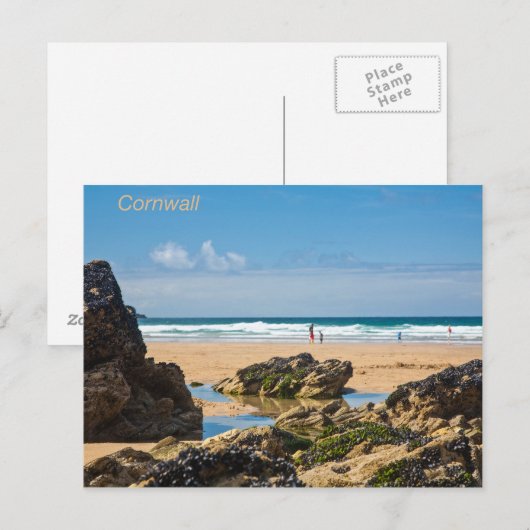 Cornish Beach Briefkaart (Voorkant / Achterkant)