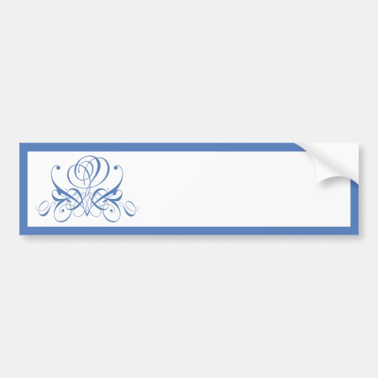 Cornish Blue Roos Bumpersticker (Voorkant)