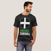 Cornish Dreckly Cornwall UK England Saint Pirans F T-shirt (Voorkant volledig)