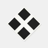 Cornish Flag Cocktail servetten (standaard) (Hoek)