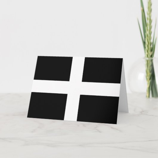 Cornish Flag (Cornwall) (County of England, Vereni Kaart (Voorkant)