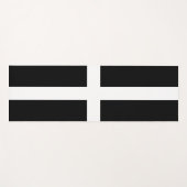 Cornish Flag (Cornwall) (Engelse provincie) Yogamat (Voorkant (horizontaal))