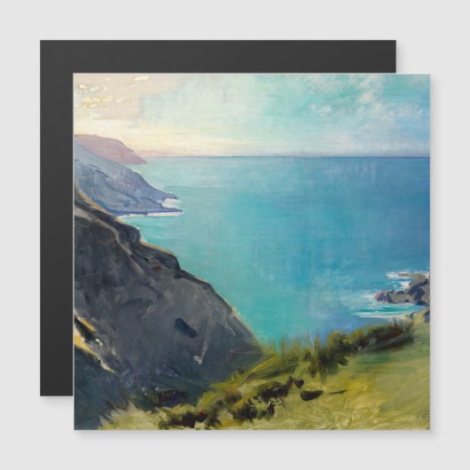 Cornish Headlands , England  Magnet (Devant / Derrière)