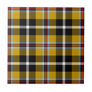 Cornish National Tartan Yellow and Black Pset Tegeltje