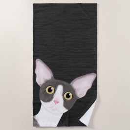 Cornish Rex Beach Towel Strandlaken