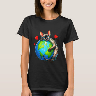 Cornish Rex Kat Aardags Knuffel Liefde Eigenaar Pl T-shirt