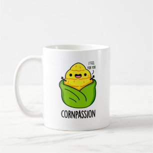 Cornpassision Funny Compassionate Corn Pun Koffiemok