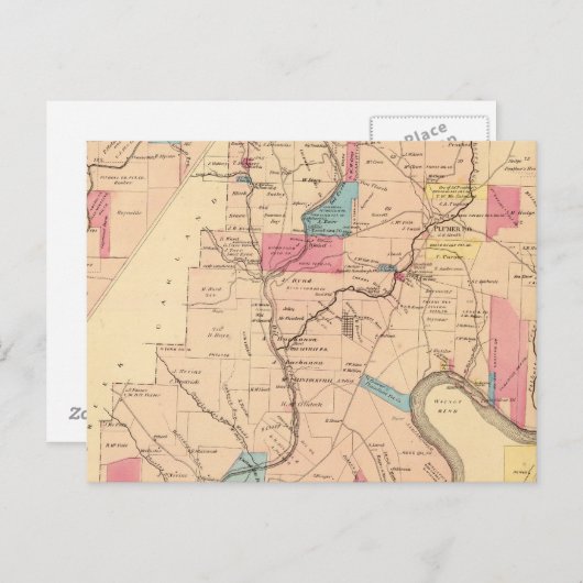 Cornplanter Township Briefkaart (Voorkant / Achterkant)