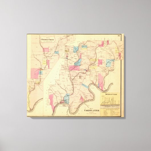 Cornplanter Township Canvas Afdruk (Voorkant)