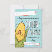Corntastic Classroom Valentijnsdag Kaart (Voorkant)